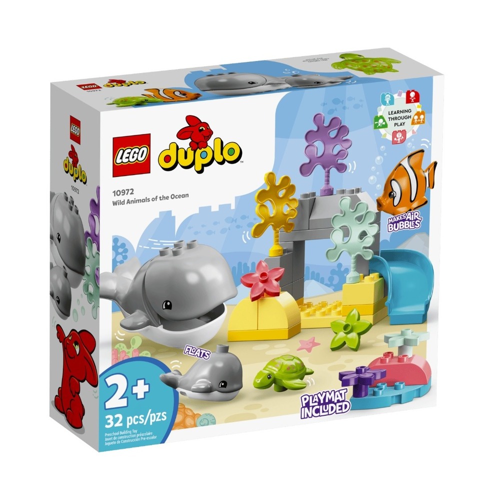 LEGO DUPLO Wild Animals of the Ocean 10972 Sea Creatures Building Set 32pc NEW